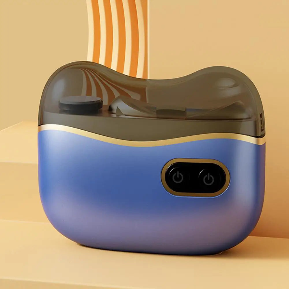 2 in 1 Electric Nail Tool,USB Charging Nail Clipper Polisher,Adult Kids Fingernail Toe Scissors,Rechargeable Nail Cutter