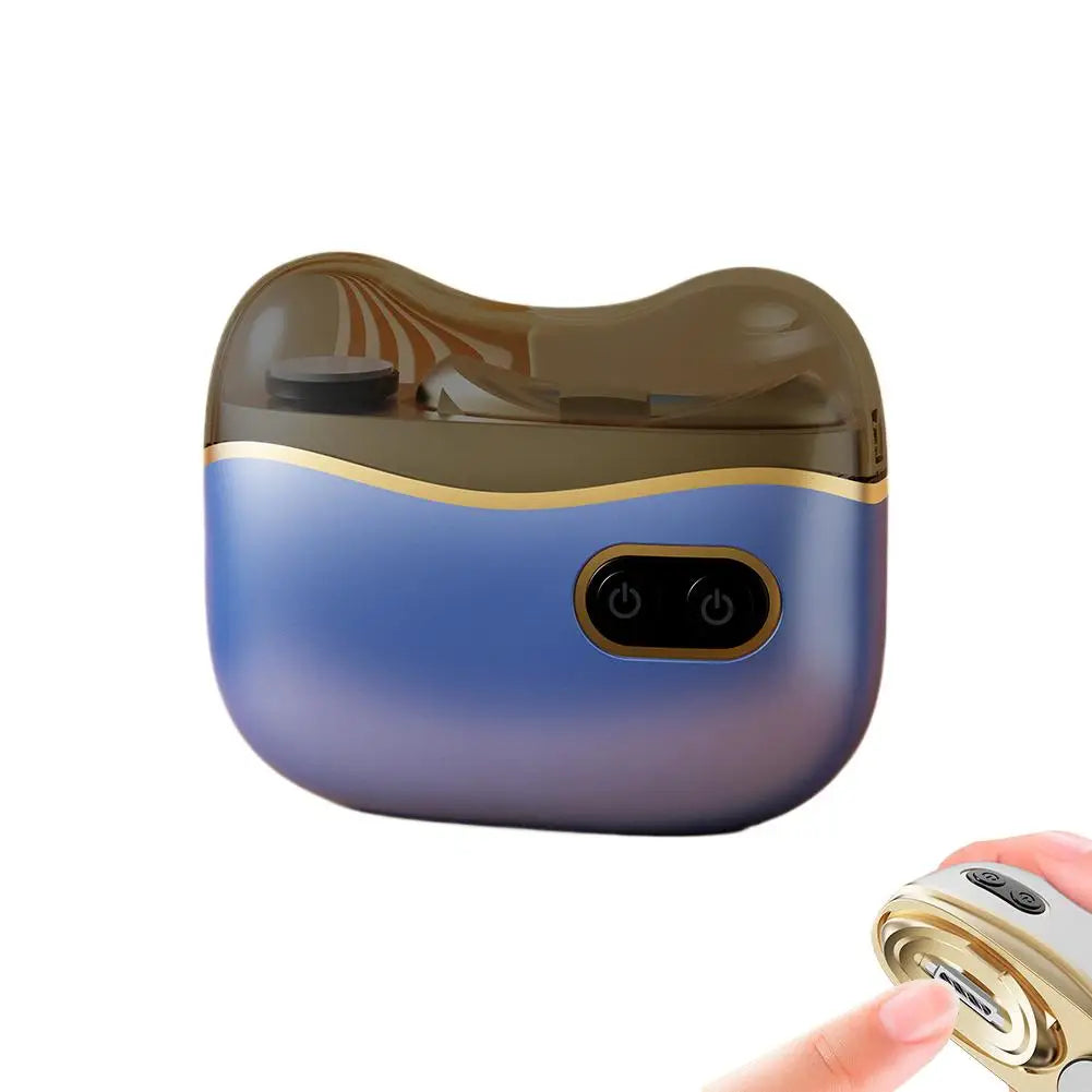 2 in 1 Electric Nail Tool,USB Charging Nail Clipper Polisher,Adult Kids Fingernail Toe Scissors,Rechargeable Nail Cutter