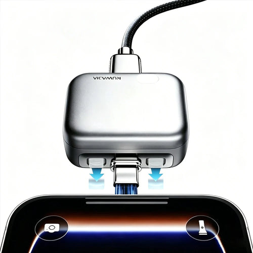 1PCS Smart Type-C Charging Adapter, Auto Cut Off When Fully Charged, Universal Separator Charger for Overnight & Unattended Safe