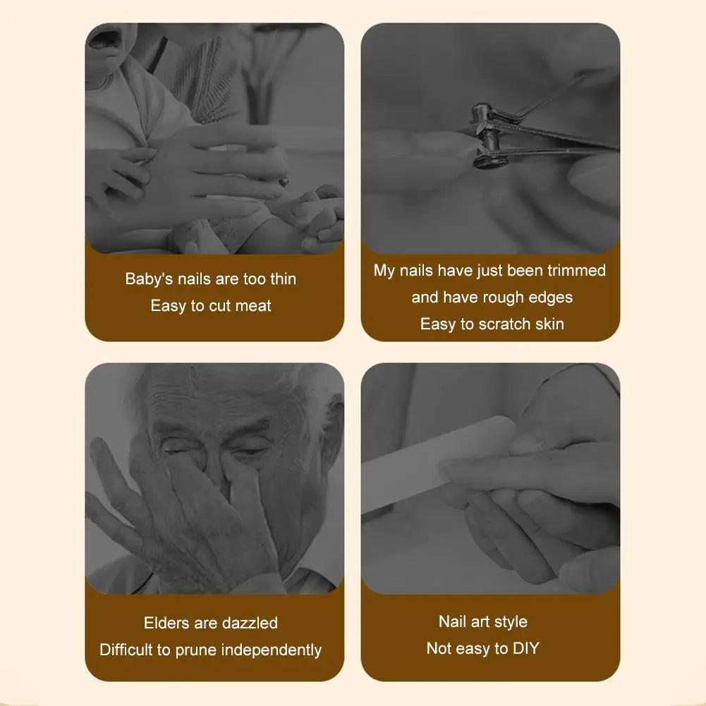 2 in 1 Electric Nail Tool,USB Charging Nail Clipper Polisher,Adult Kids Fingernail Toe Scissors,Rechargeable Nail Cutter