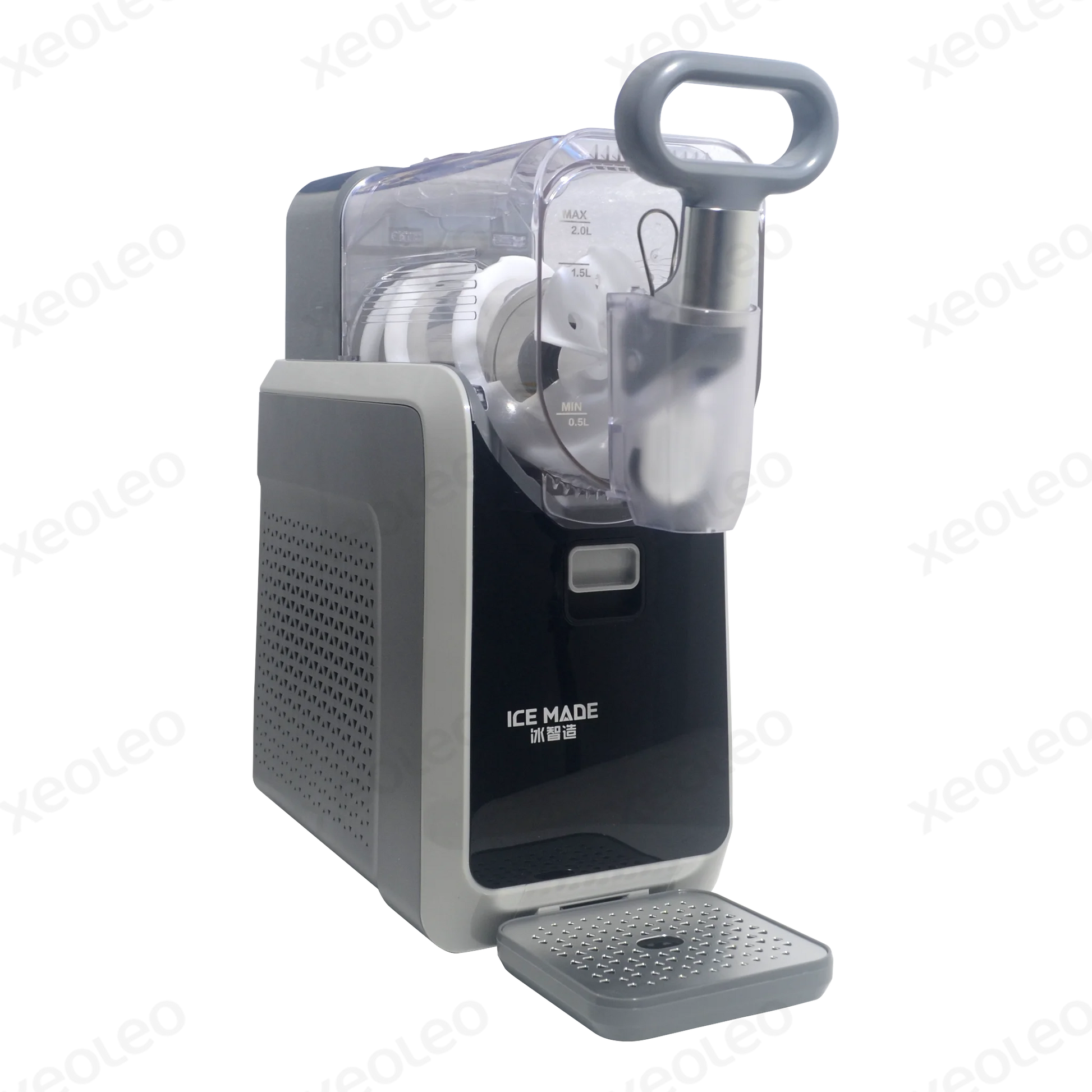 XEOLEO Household Small Drink Slush Machine 150W Snow Melting Machine Granizing Machine Ice Cream Smoothie Beverage Machine