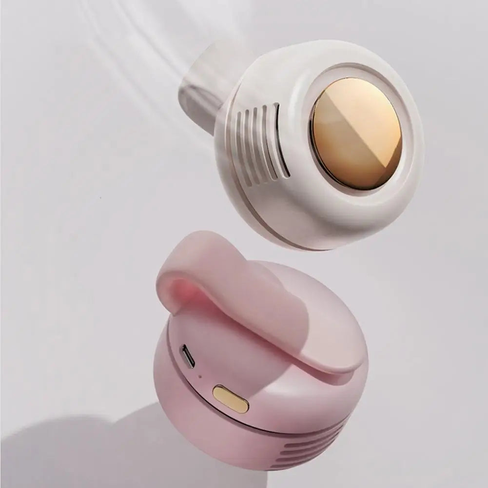 Mini Portable Clip Fan Handheld Waist Hanging Leafless Fan Small Whirlwind Fan For Daily Outdoor Travel