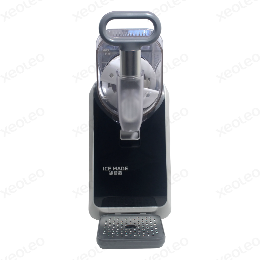XEOLEO Household Small Drink Slush Machine 150W Snow Melting Machine Granizing Machine Ice Cream Smoothie Beverage Machine