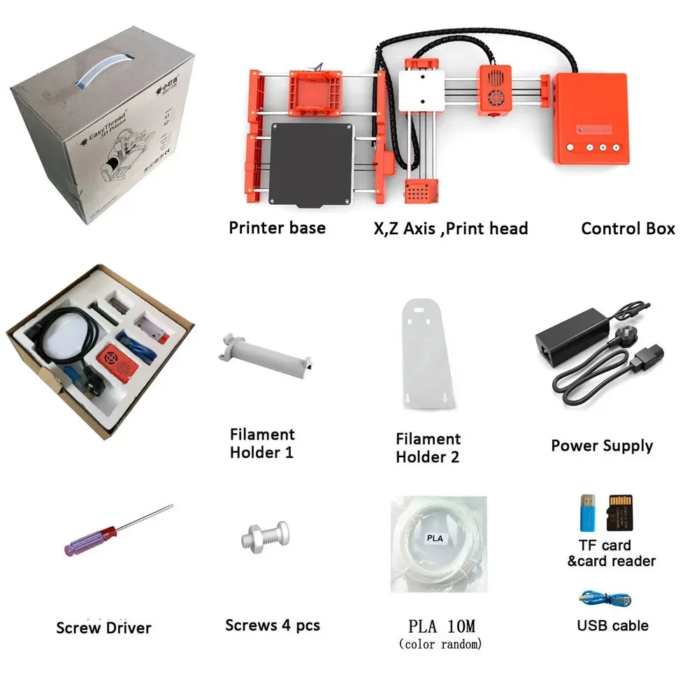 Easythreed K10 Poetable 3d Printer Portable Printer Children Eductaion Gift Small 3D Printer DIY Impresora Drukarka Stampante